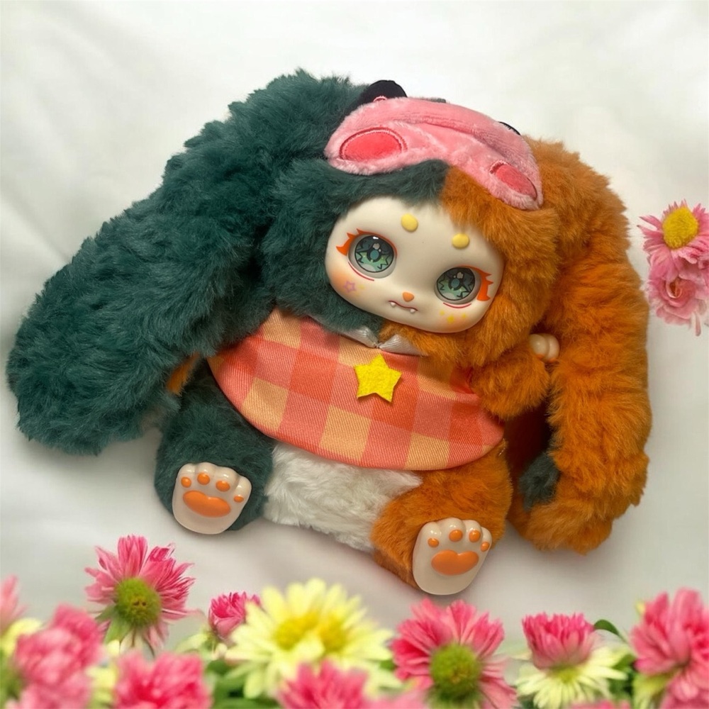 Baby Three Noli’s Rosemary Town Soft Plush Series - Dream Builder (Orange/Green)